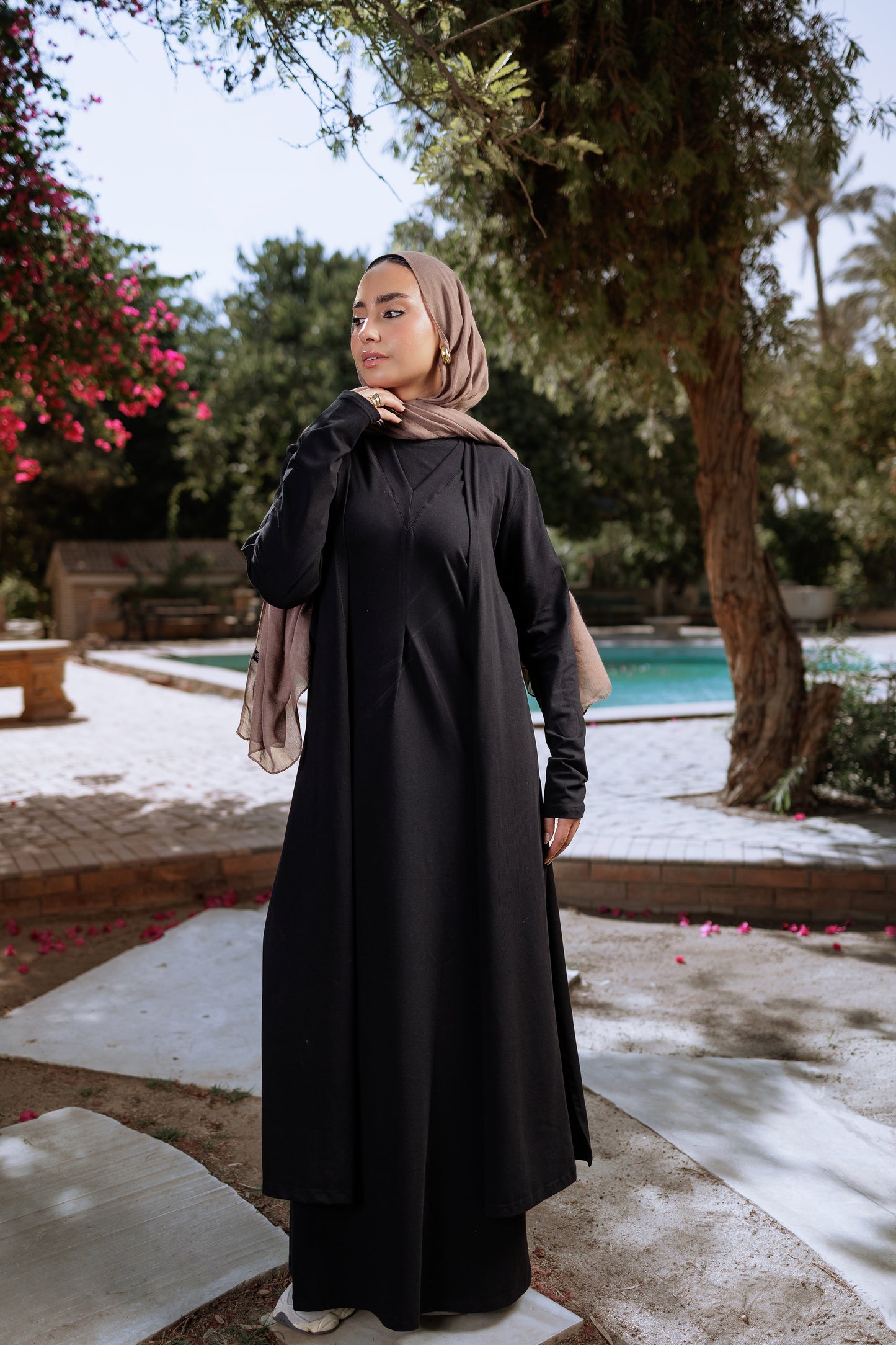 Black suit dress
