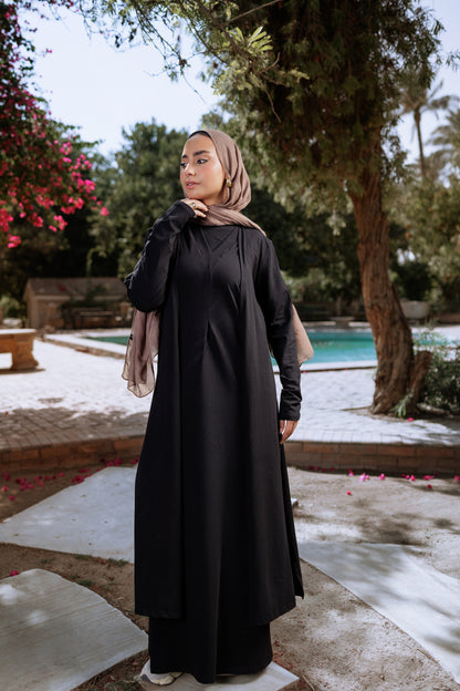 Black suit dress