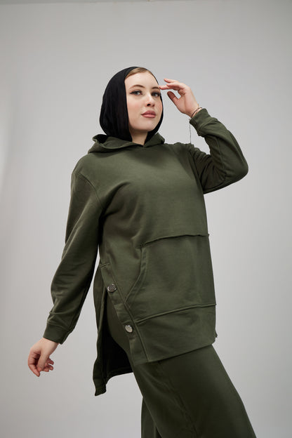 Candy Winter Suit – Olive Green