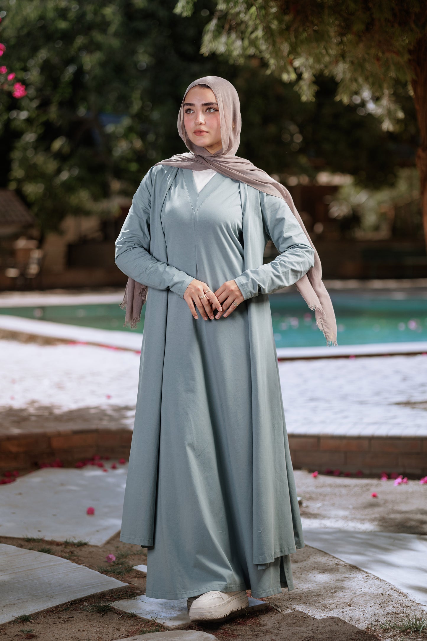 Mint suit dress