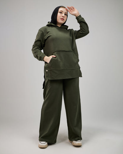 Candy Winter Suit – Olive Green