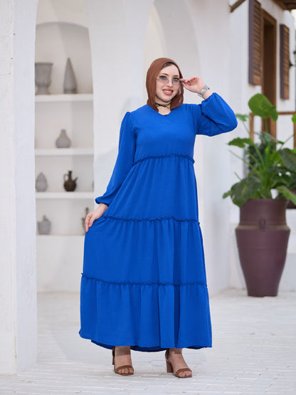 Blue fayrouz dress