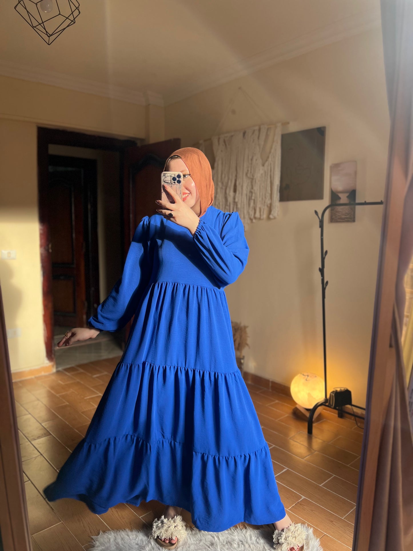 Blue Juwairiyah dress