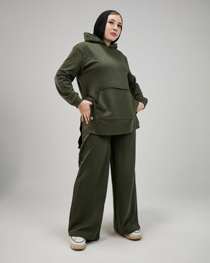 Candy Winter Suit – Olive Green