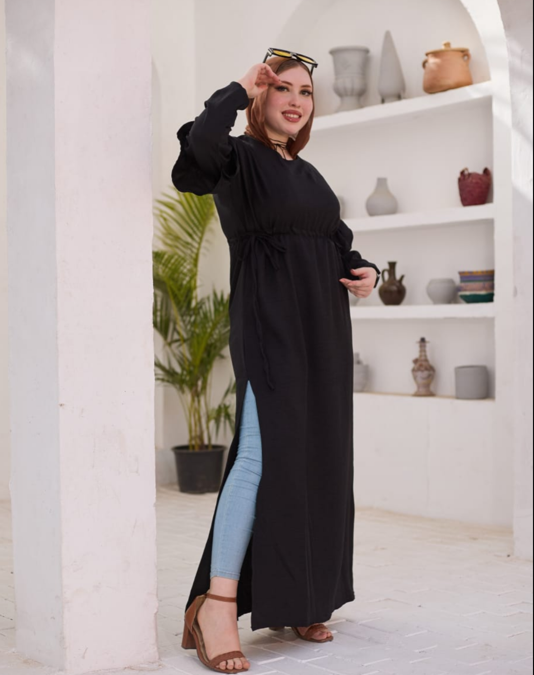 Slit&style dress