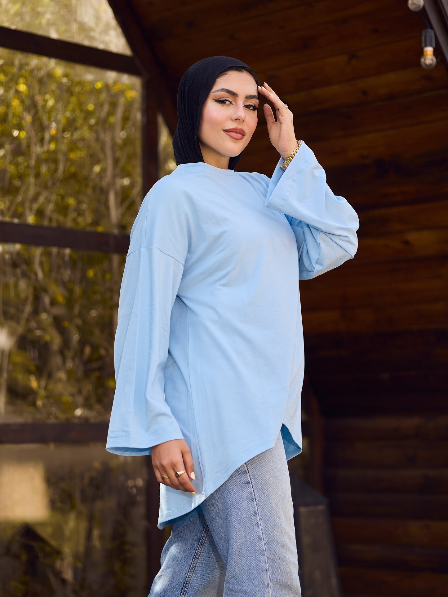 Baby blue Basic t-shirt