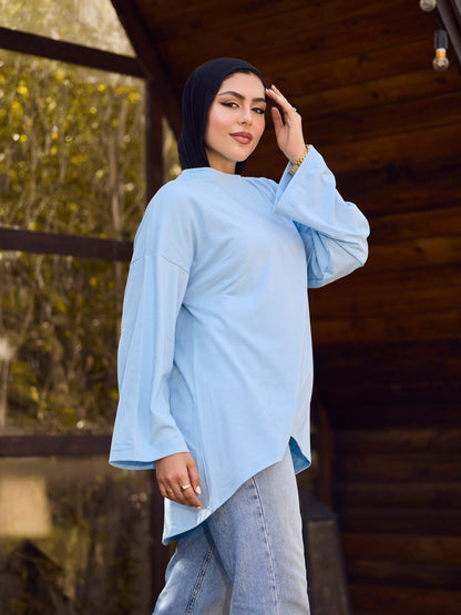 Baby blue Basic t-shirt
