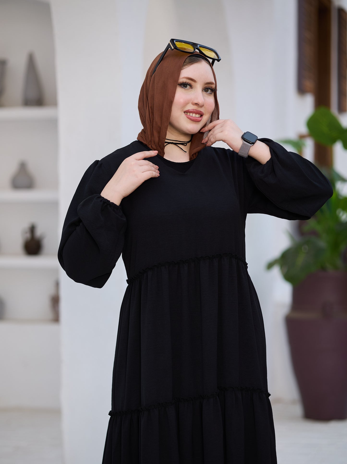 Black fayrouz dress