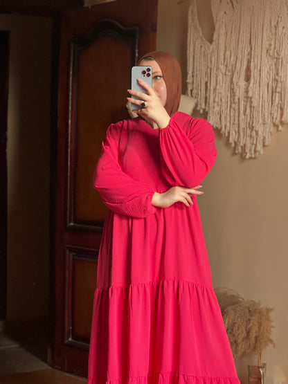 Fushia Juwairiyah dress