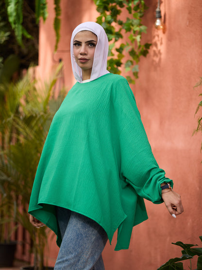 Green Outing blouse