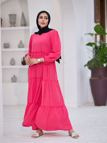 Fushia fayrouz dress