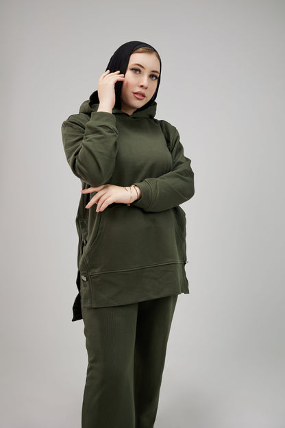 Candy Winter Suit – Olive Green
