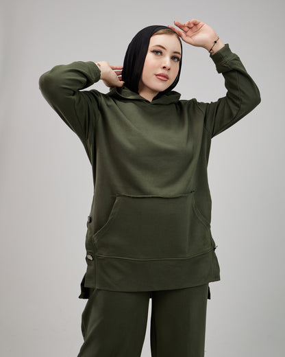 Candy Winter Suit – Olive Green